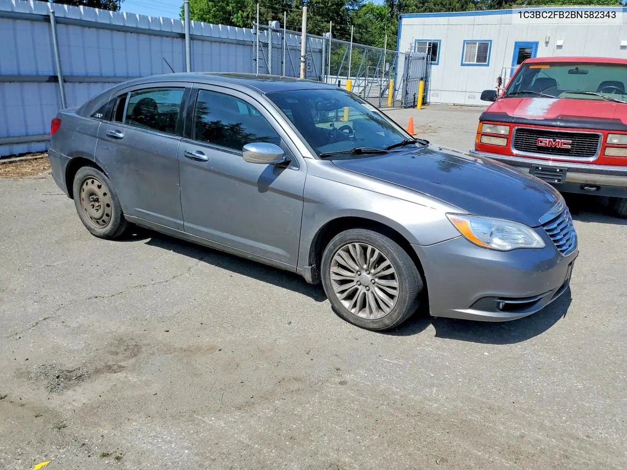 2011 Chrysler 200 Limited VIN: 1C3BC2FB2BN582343 Lot: 52543036