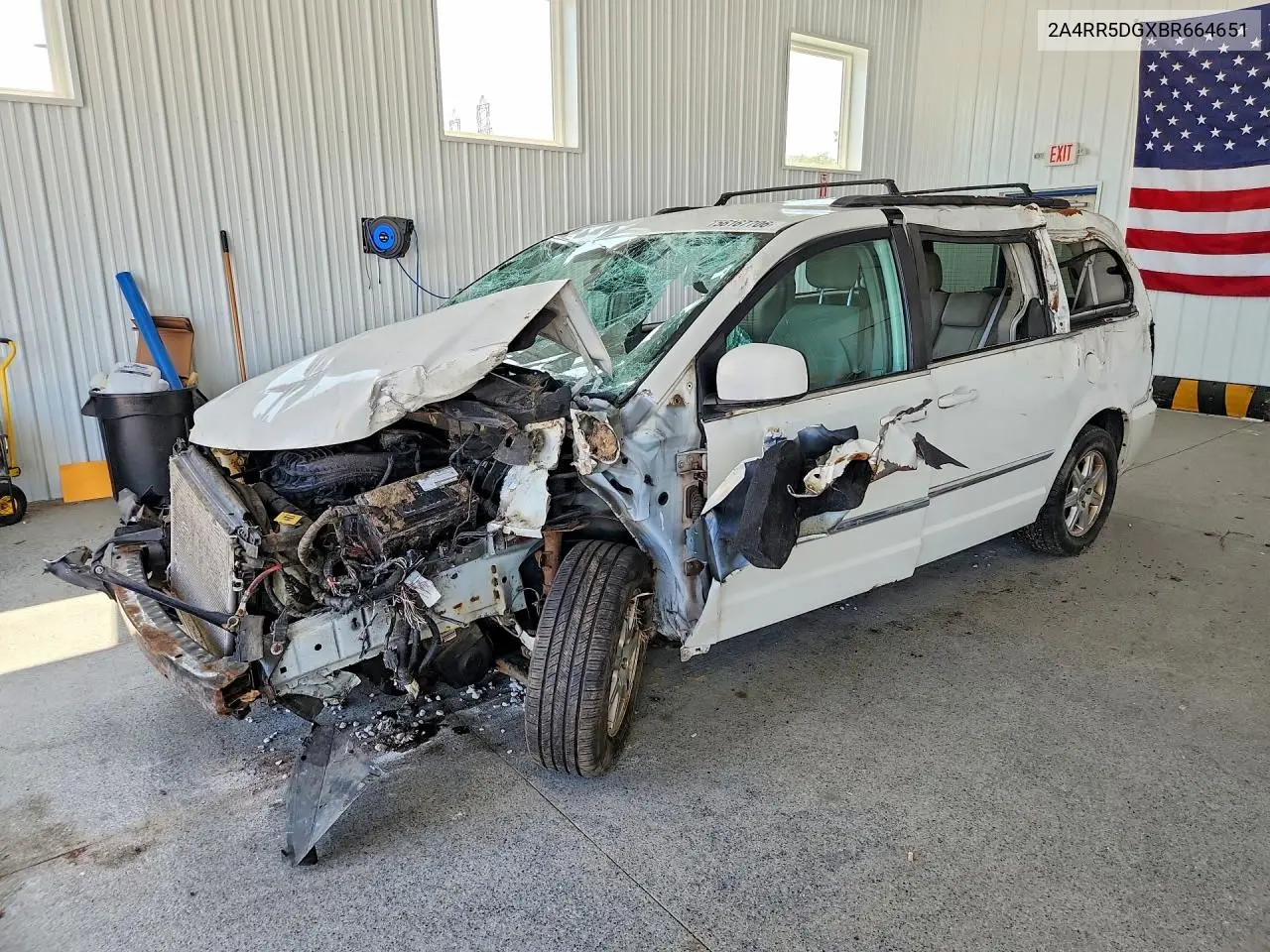 2011 Chrysler Town & Country Touring VIN: 2A4RR5DGXBR664651 Lot: 56167706