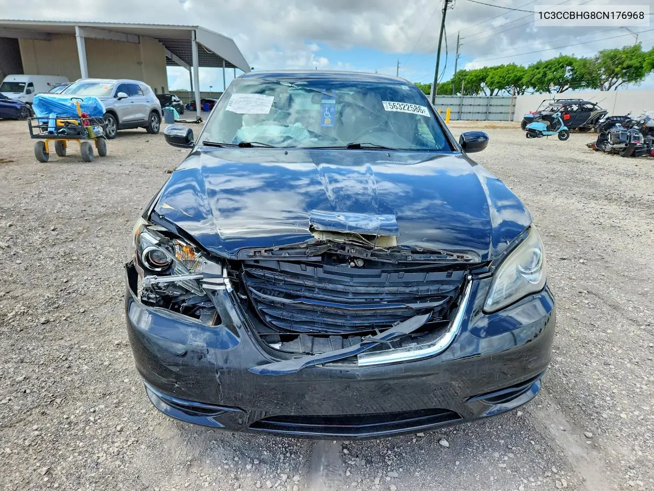 2012 Chrysler 200 S VIN: 1C3CCBHG8CN176968 Lot: 56322586