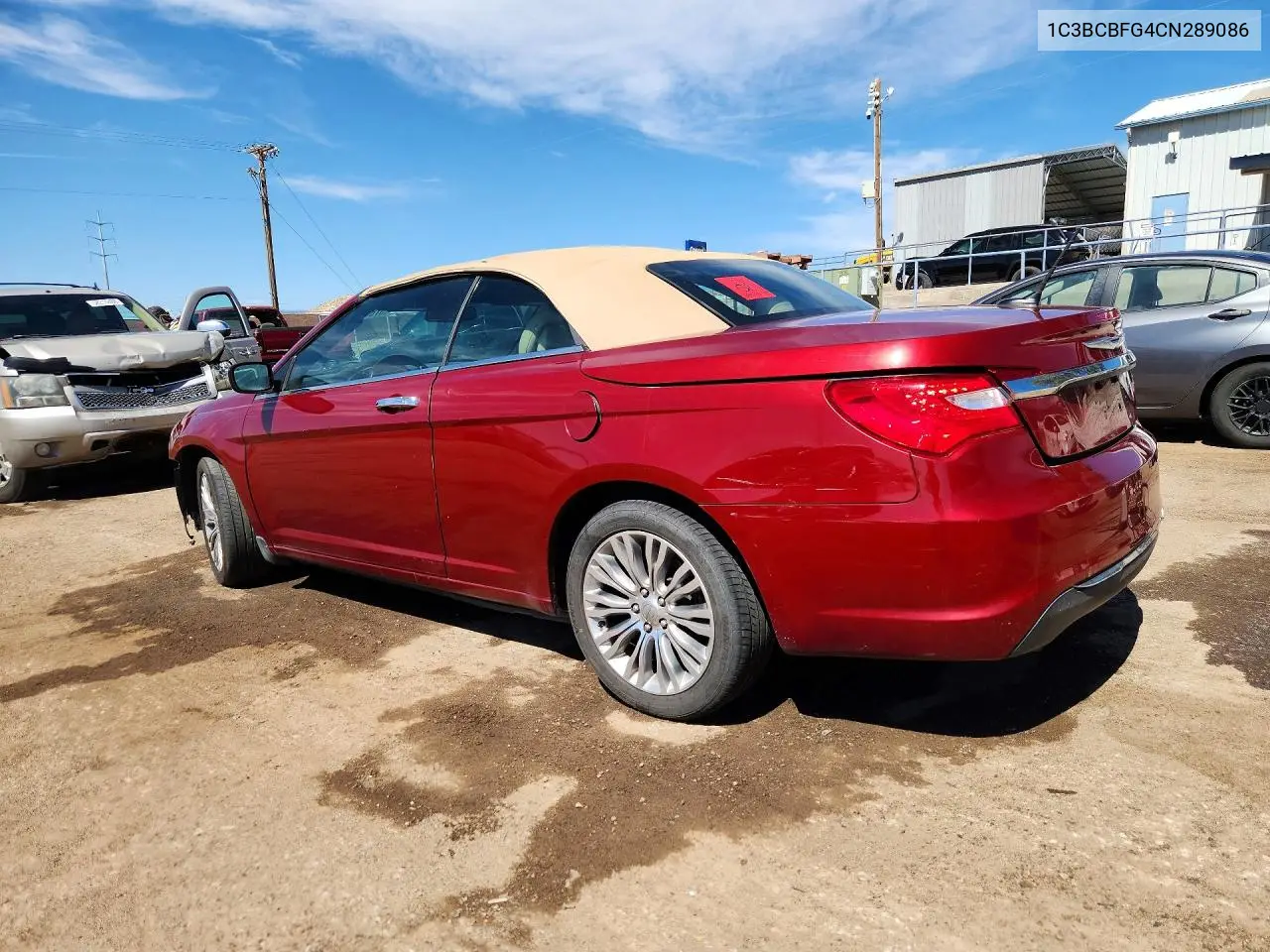 2012 Chrysler 200 Limited VIN: 1C3BCBFG4CN289086 Lot: 57889836
