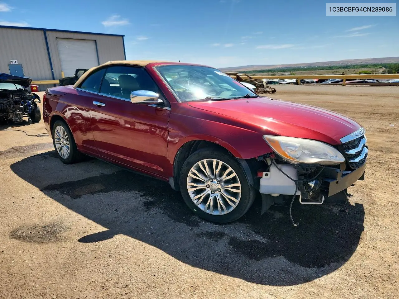 2012 Chrysler 200 Limited VIN: 1C3BCBFG4CN289086 Lot: 57889836