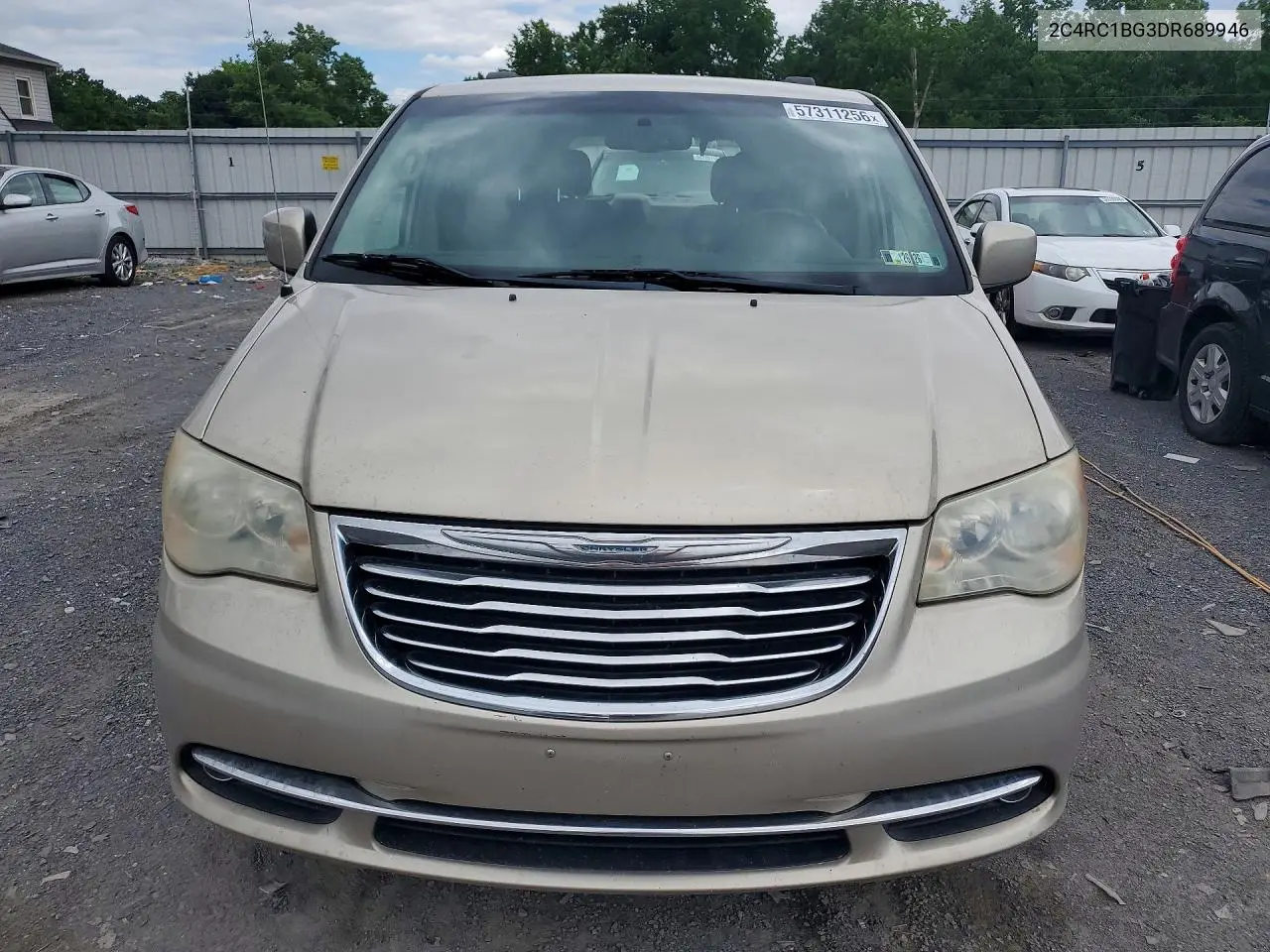 2013 Chrysler Town & Country Touring VIN: 2C4RC1BG3DR689946 Lot: 57311256