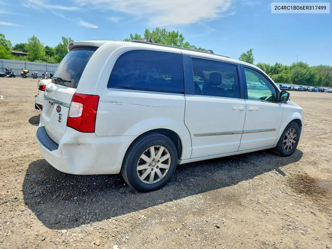 2014 Chrysler Town & Country Touring VIN: 2C4RC1BG6ER317499 Lot: 57164496