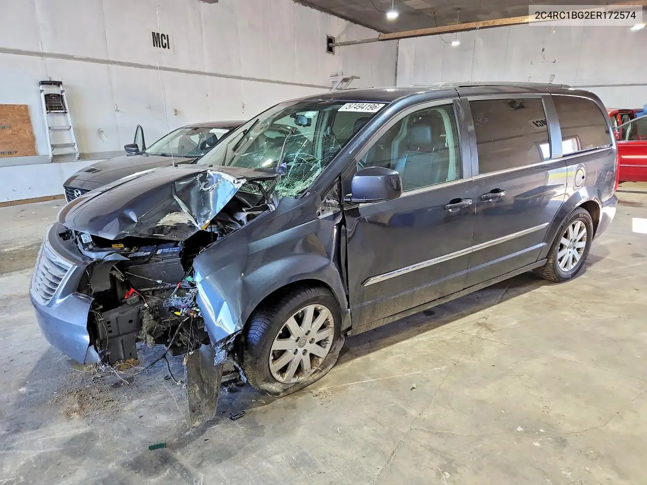 2014 Chrysler Town & Country Touring VIN: 2C4RC1BG2ER172574 Lot: 57494196