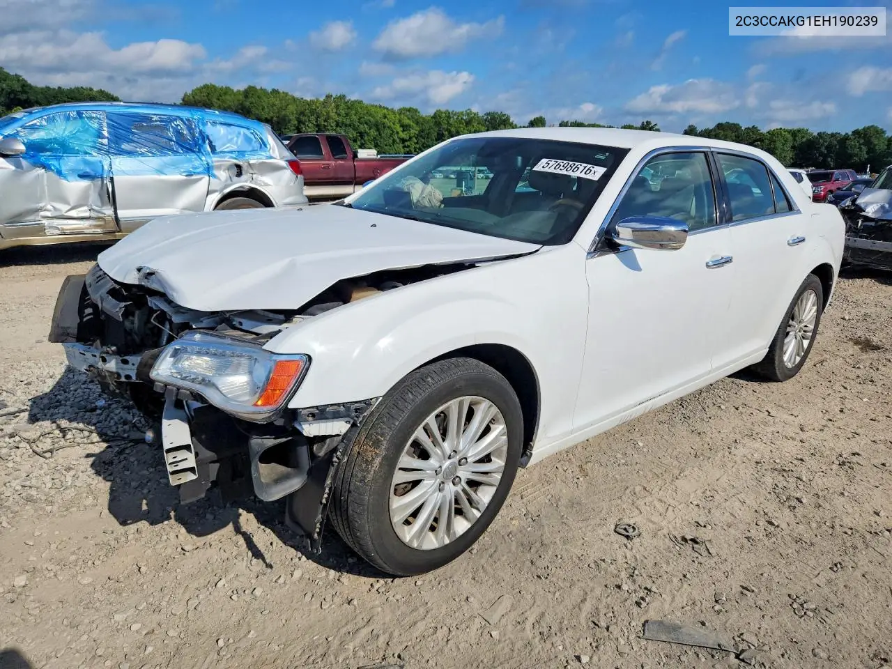 2014 Chrysler 300C VIN: 2C3CCAKG1EH190239 Lot: 57698616