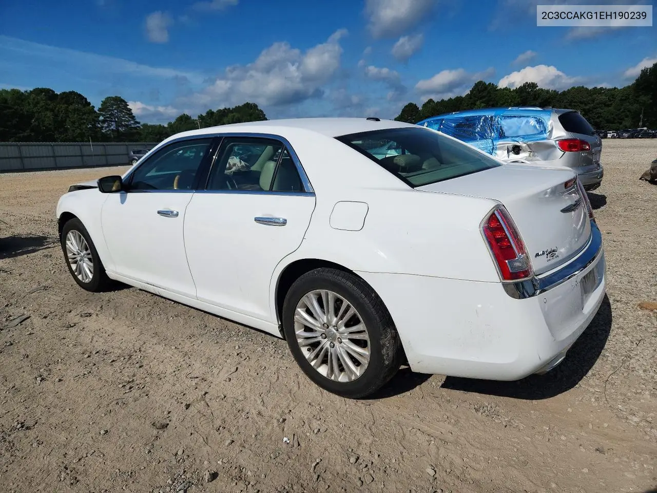2014 Chrysler 300C VIN: 2C3CCAKG1EH190239 Lot: 57698616