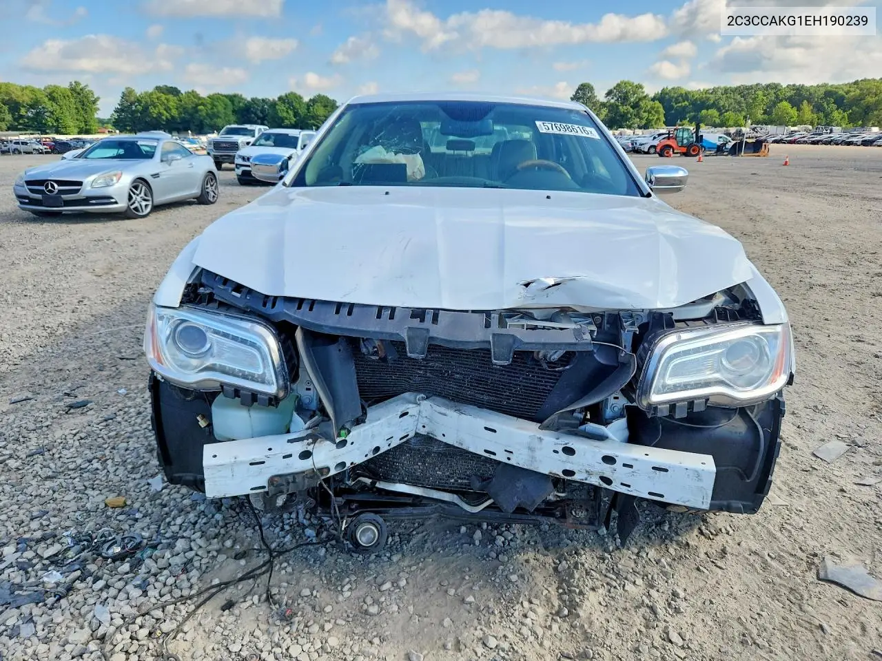 2014 Chrysler 300C VIN: 2C3CCAKG1EH190239 Lot: 57698616