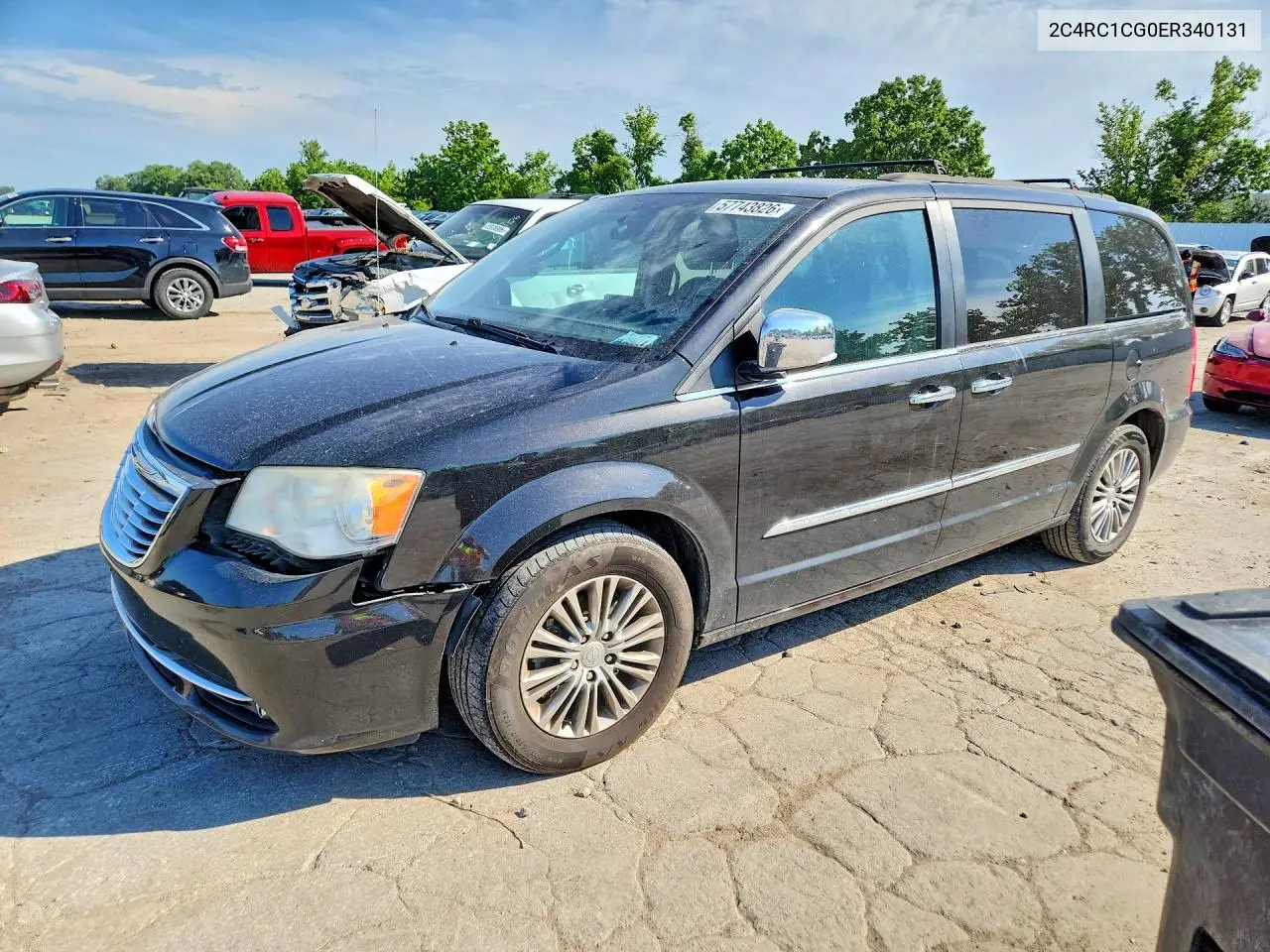 2014 Chrysler Town & Country Touring L VIN: 2C4RC1CG0ER340131 Lot: 57743826