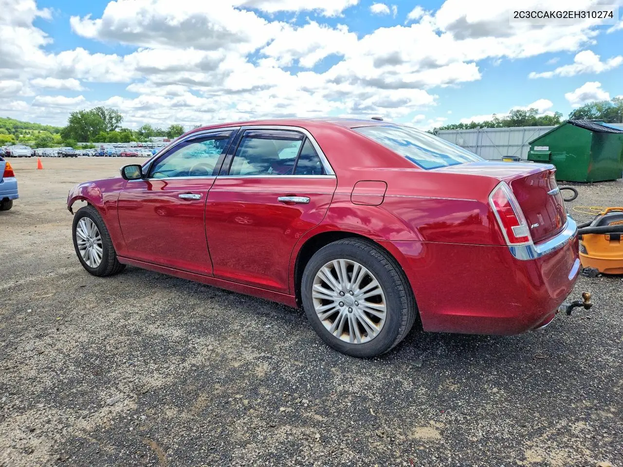 2014 Chrysler 300C VIN: 2C3CCAKG2EH310274 Lot: 57966516