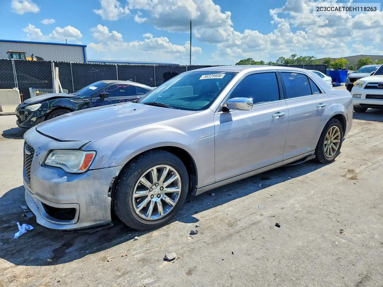 2014 Chrysler 300C VIN: 2C3CCAET0EH118263 Lot: 58329906