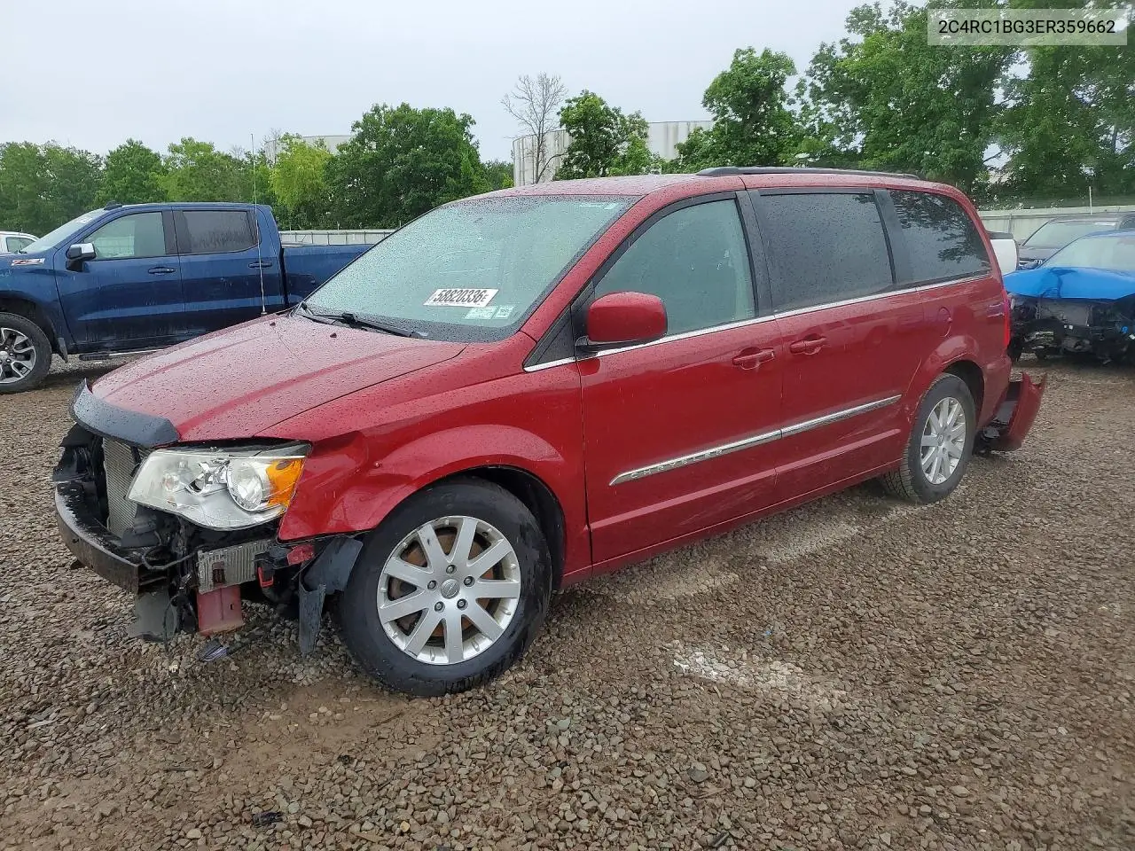 2014 Chrysler Town & Country Touring VIN: 2C4RC1BG3ER359662 Lot: 58820336