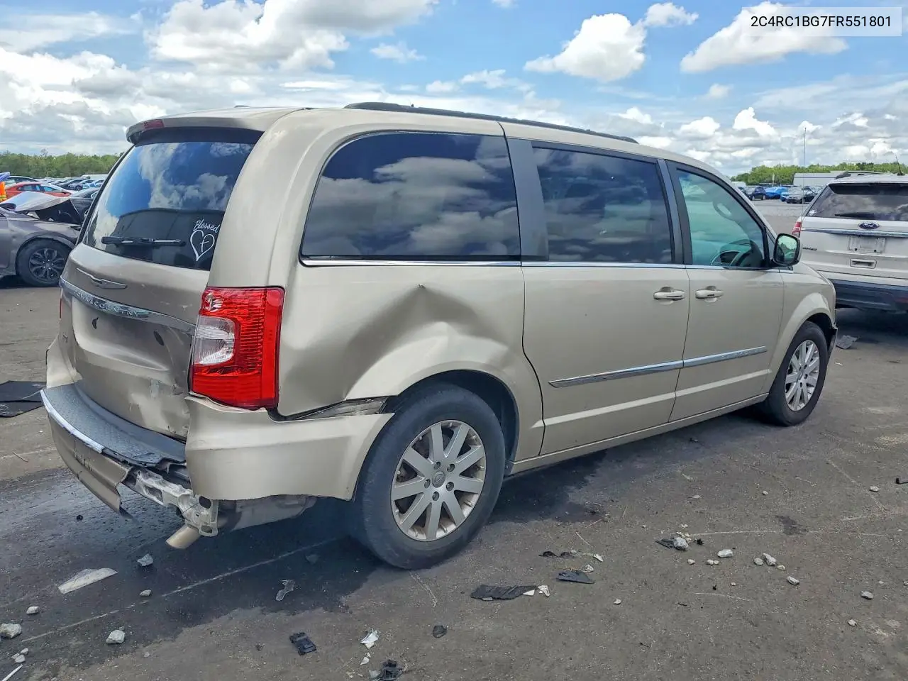 2015 Chrysler Town & Country Touring VIN: 2C4RC1BG7FR551801 Lot: 56795126