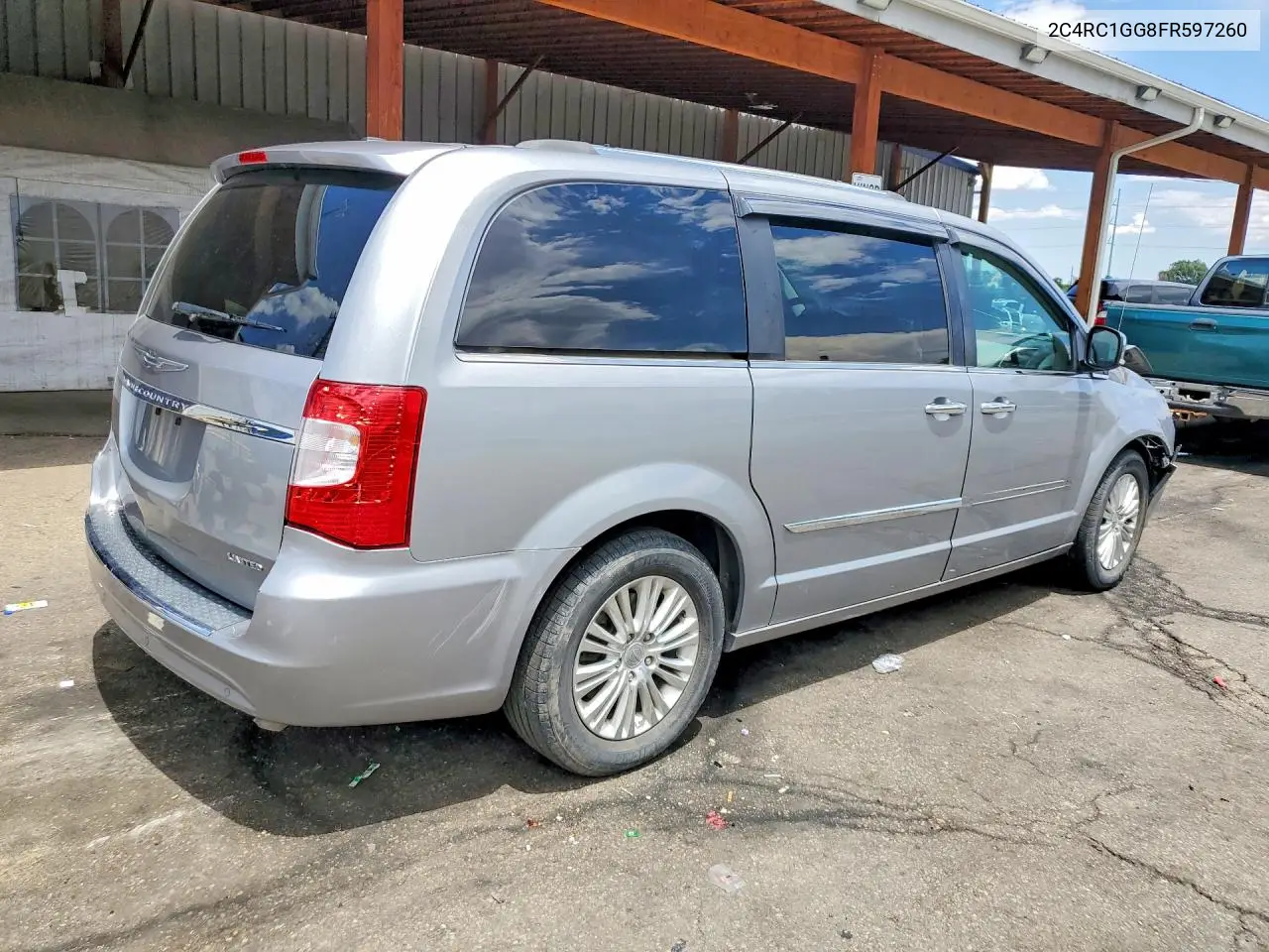 2015 Chrysler Town & Country Limited Platinum VIN: 2C4RC1GG8FR597260 Lot: 59007696