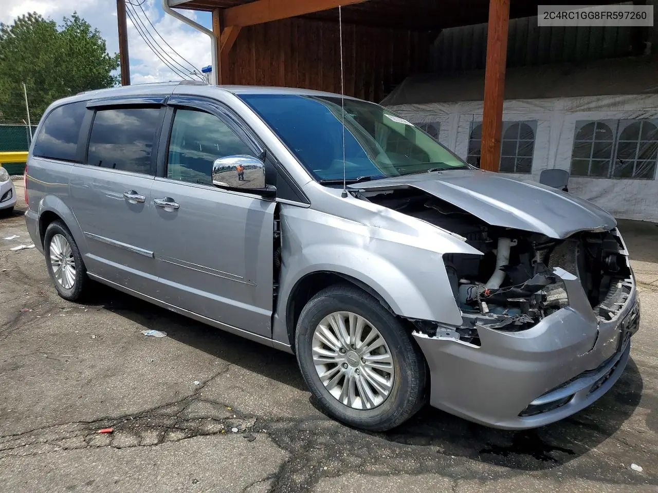 2015 Chrysler Town & Country Limited Platinum VIN: 2C4RC1GG8FR597260 Lot: 59007696