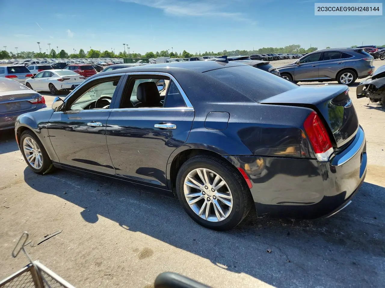 2016 Chrysler 300C VIN: 2C3CCAEG9GH248144 Lot: 52967546