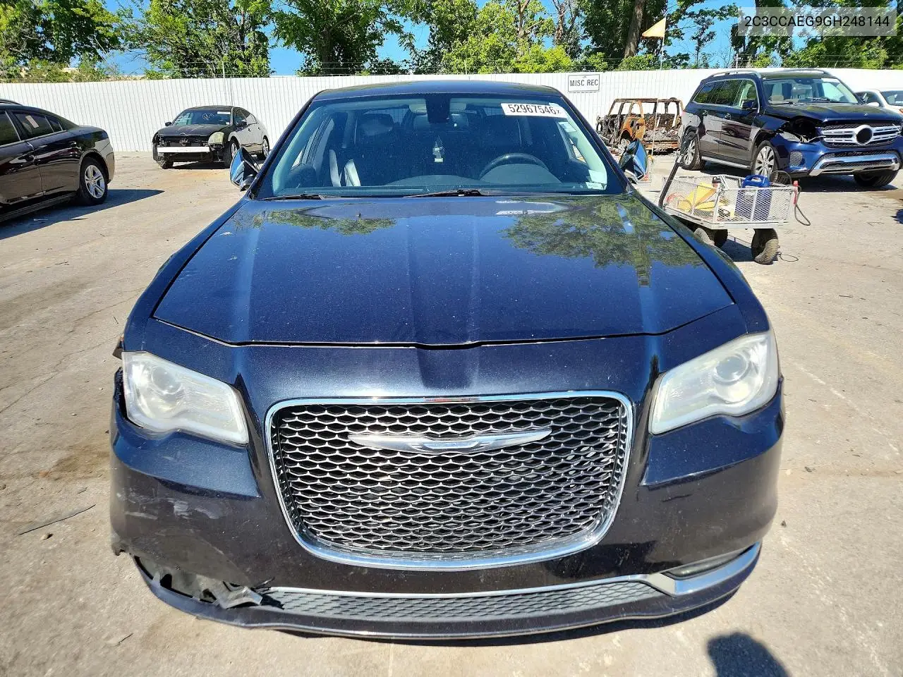 2016 Chrysler 300C VIN: 2C3CCAEG9GH248144 Lot: 52967546