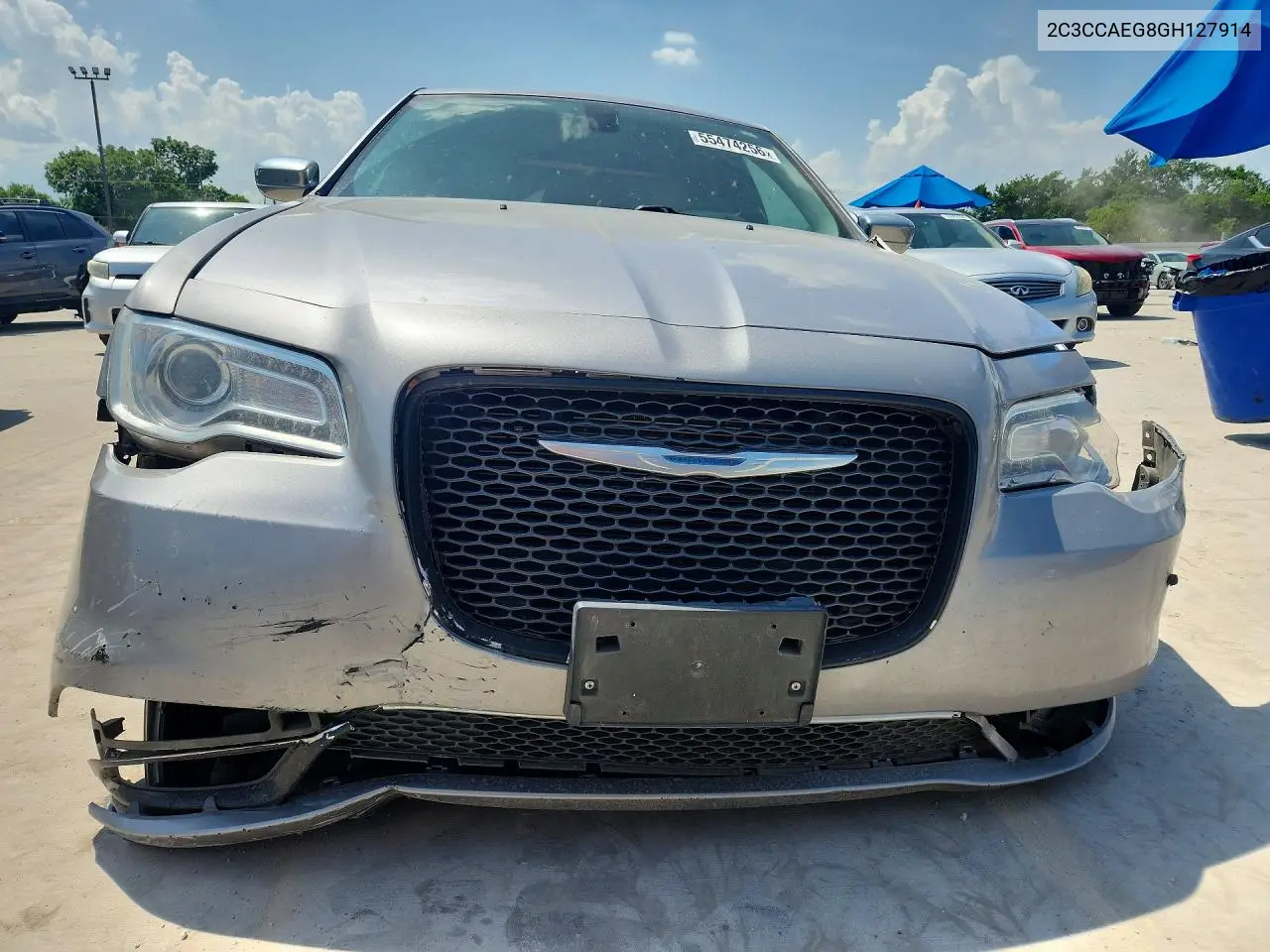 2016 Chrysler 300C VIN: 2C3CCAEG8GH127914 Lot: 55474256