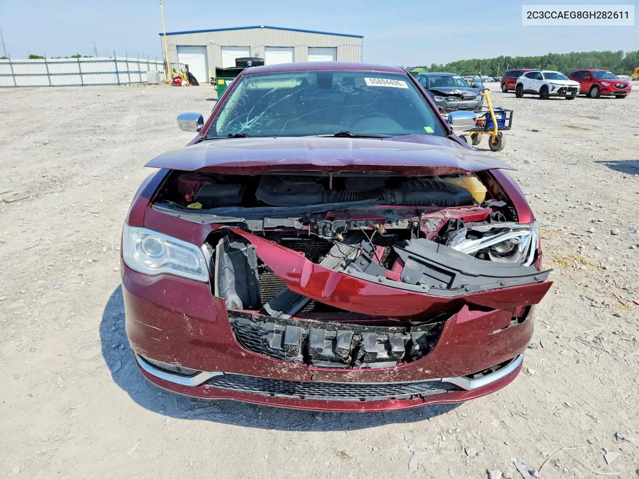 2016 Chrysler 300C VIN: 2C3CCAEG8GH282611 Lot: 55894406