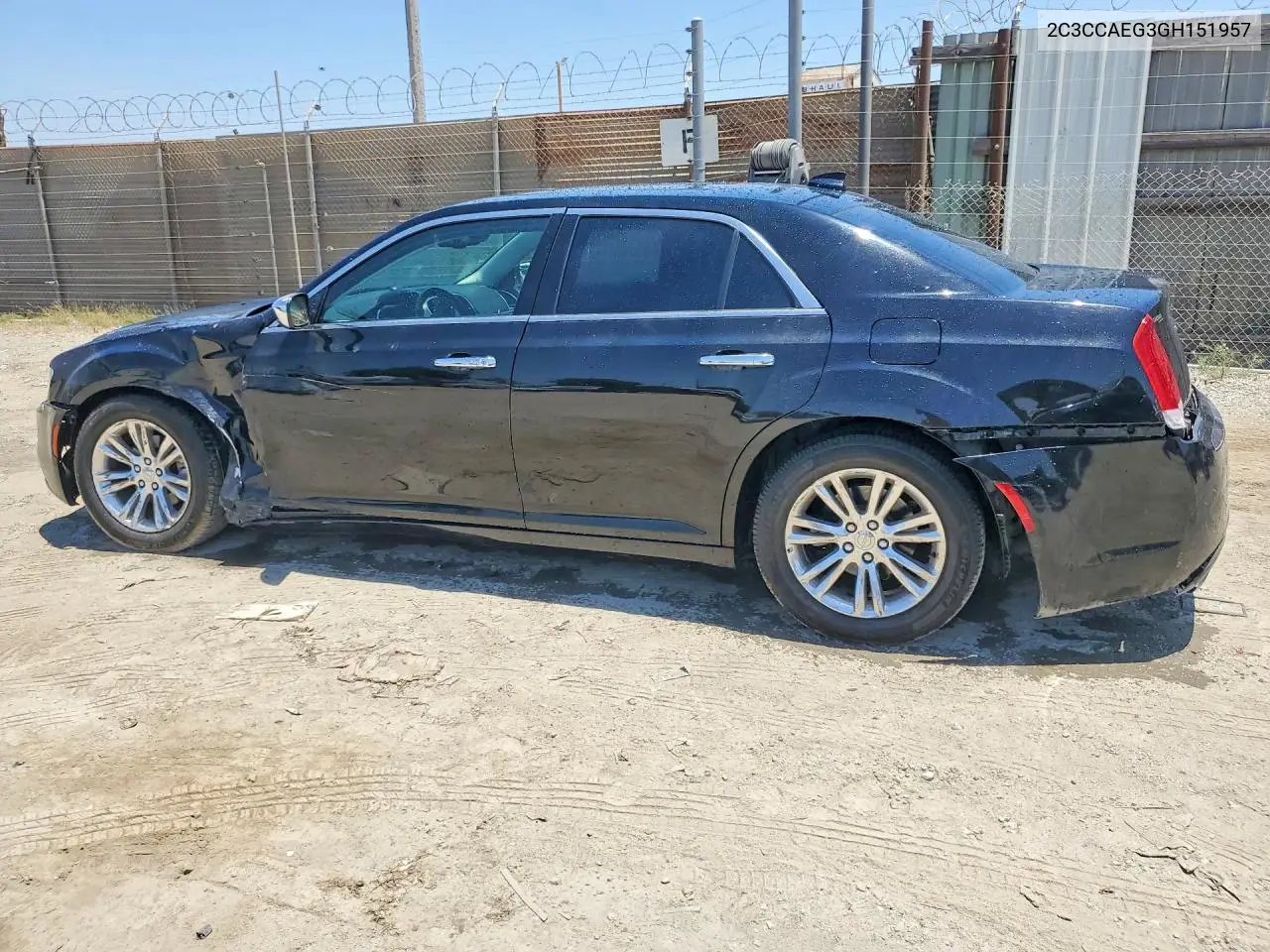 2016 Chrysler 300C VIN: 2C3CCAEG3GH151957 Lot: 57998596