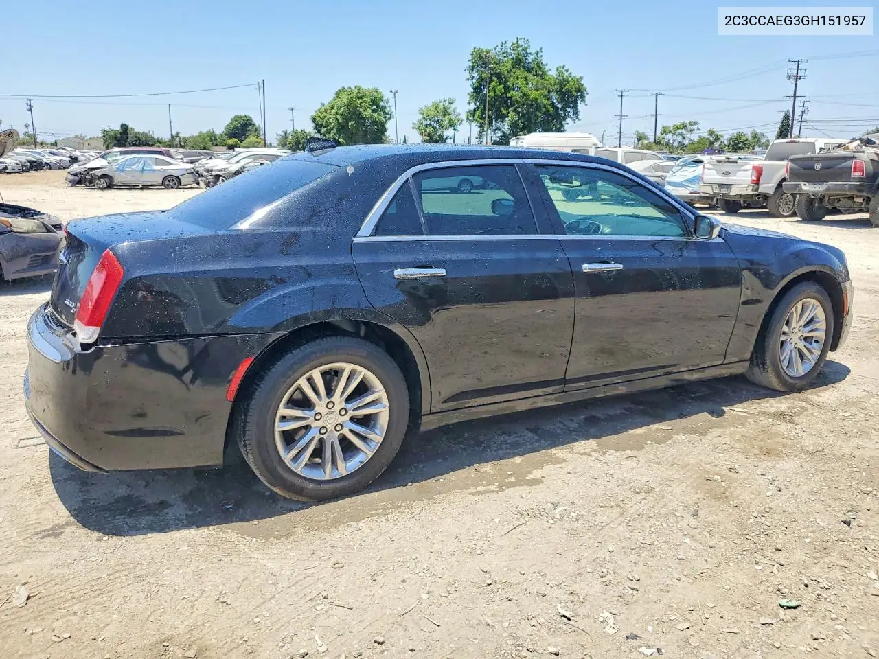 2016 Chrysler 300C VIN: 2C3CCAEG3GH151957 Lot: 57998596