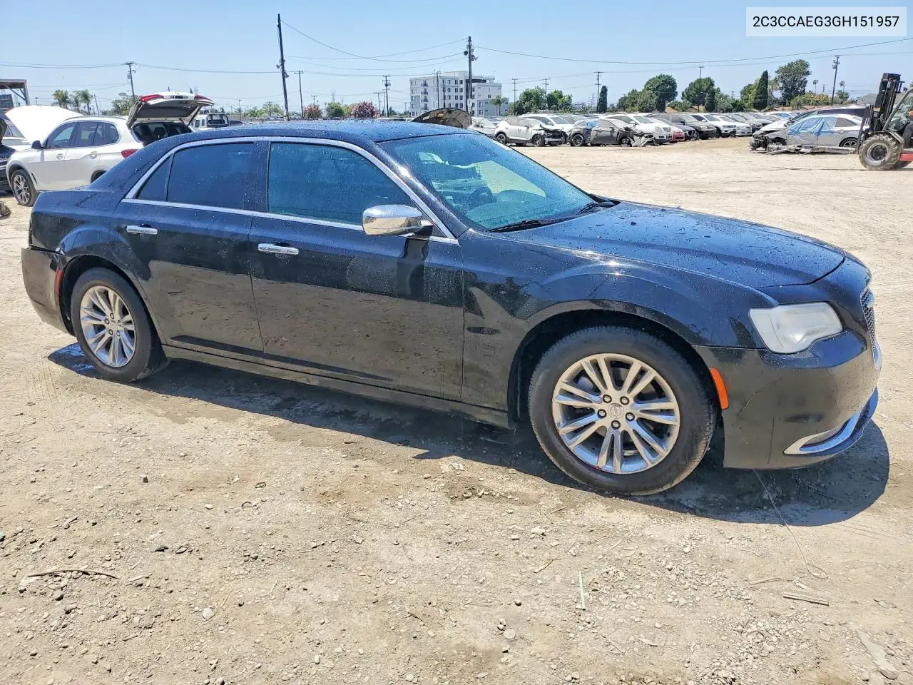 2016 Chrysler 300C VIN: 2C3CCAEG3GH151957 Lot: 57998596