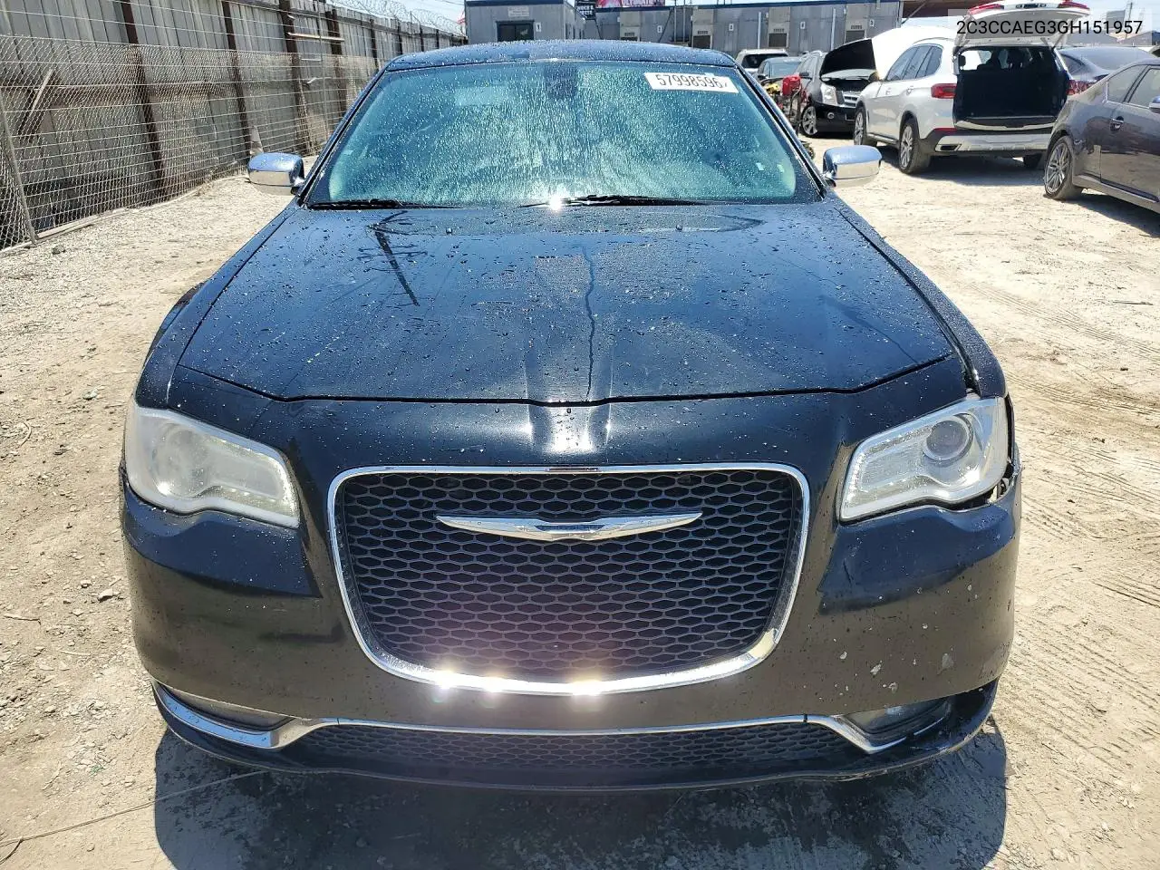 2016 Chrysler 300C VIN: 2C3CCAEG3GH151957 Lot: 57998596