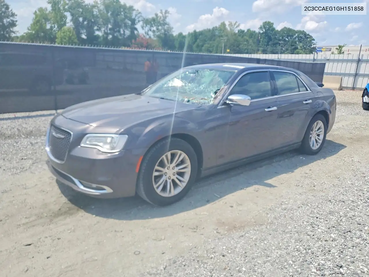 2016 Chrysler 300C VIN: 2C3CCAEG1GH151858 Lot: 58836606