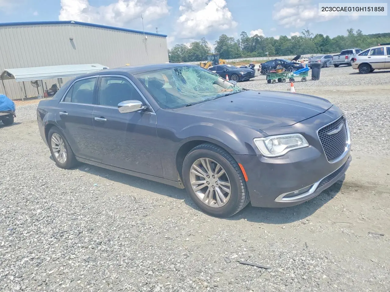 2016 Chrysler 300C VIN: 2C3CCAEG1GH151858 Lot: 58836606