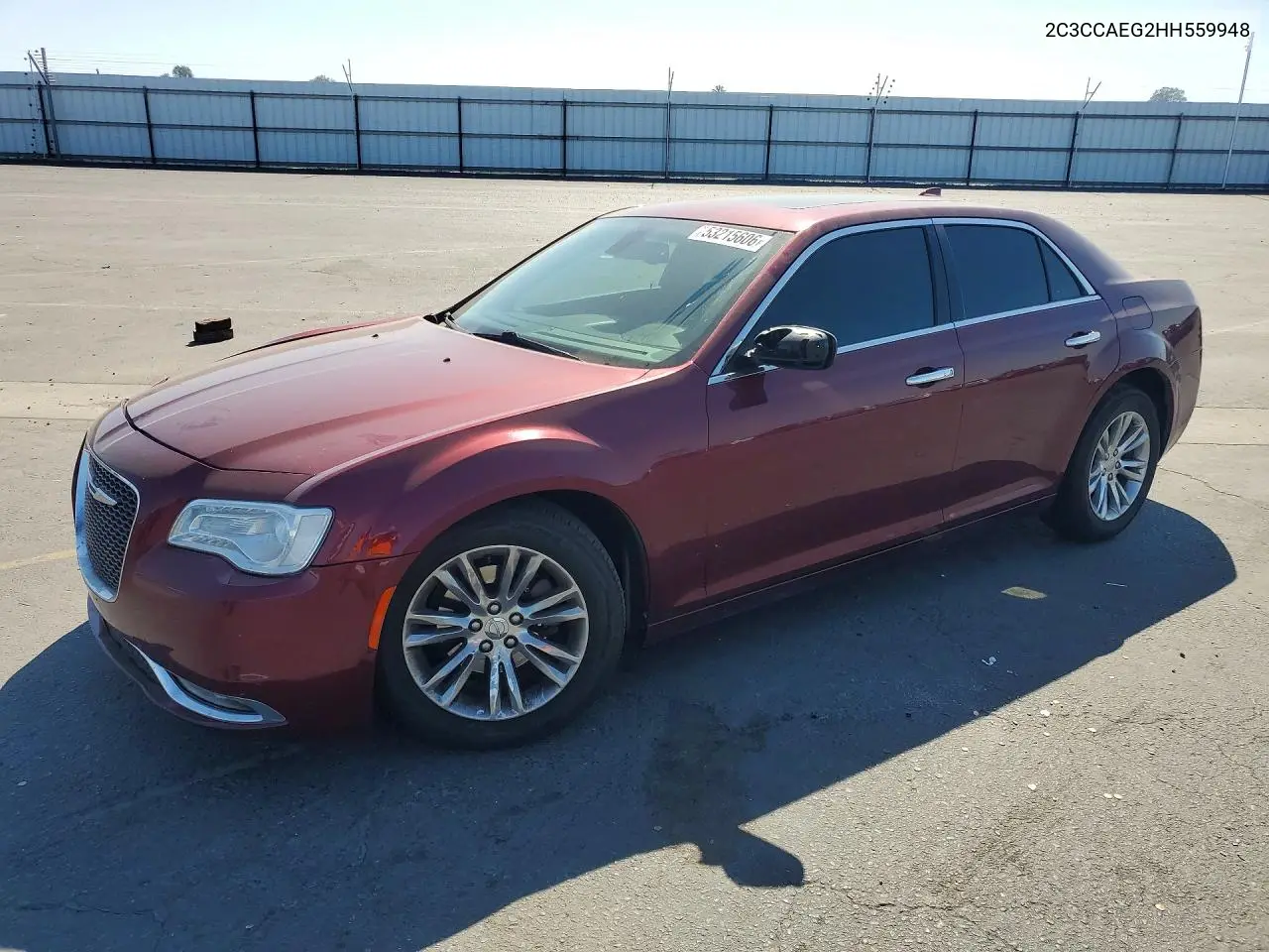 2017 Chrysler 300C VIN: 2C3CCAEG2HH559948 Lot: 53215606