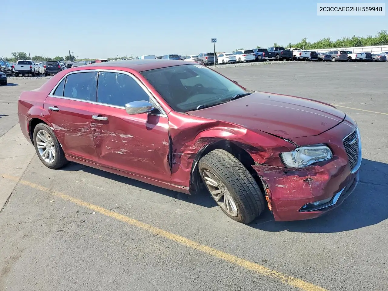 2017 Chrysler 300C VIN: 2C3CCAEG2HH559948 Lot: 53215606