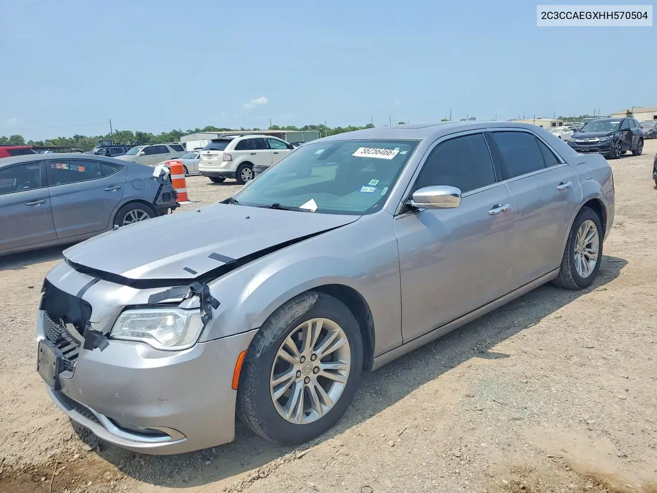 2017 Chrysler 300C VIN: 2C3CCAEGXHH570504 Lot: 58256466