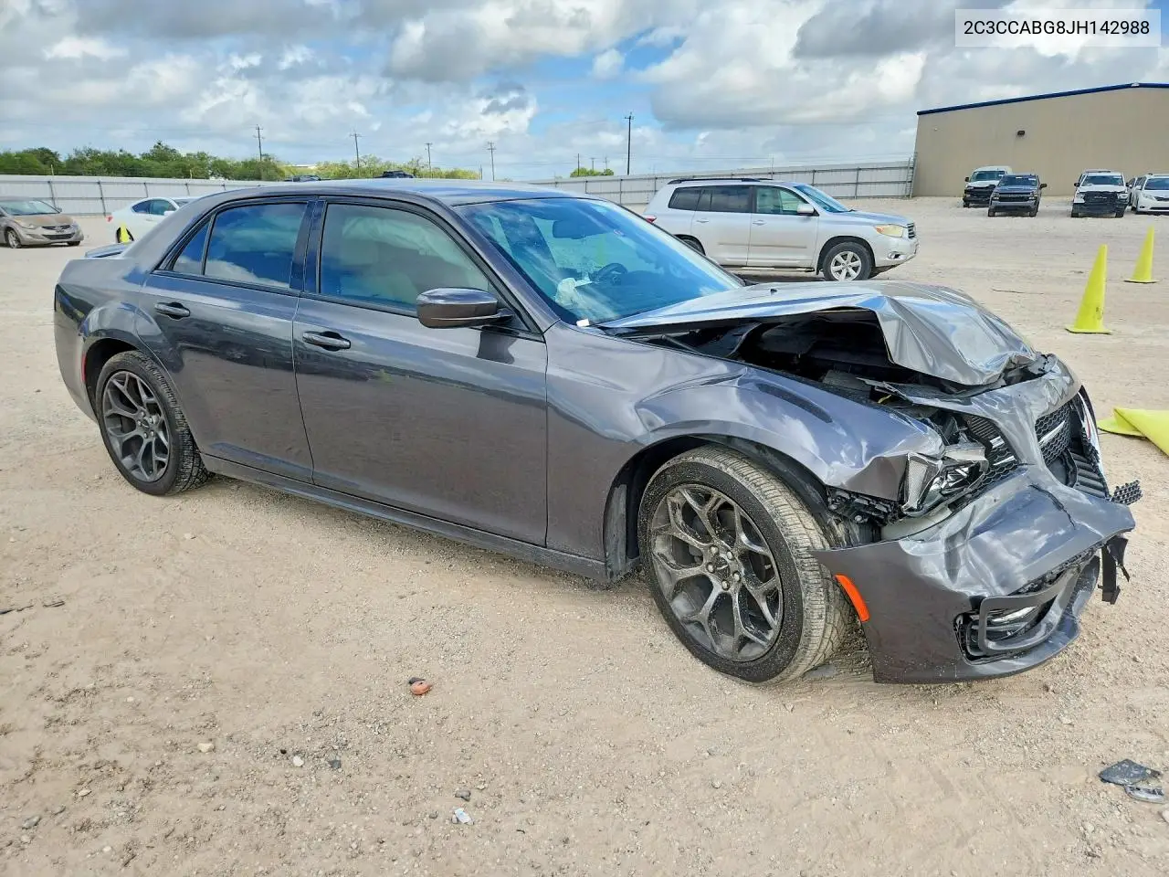 2018 Chrysler 300 S VIN: 2C3CCABG8JH142988 Lot: 57077286