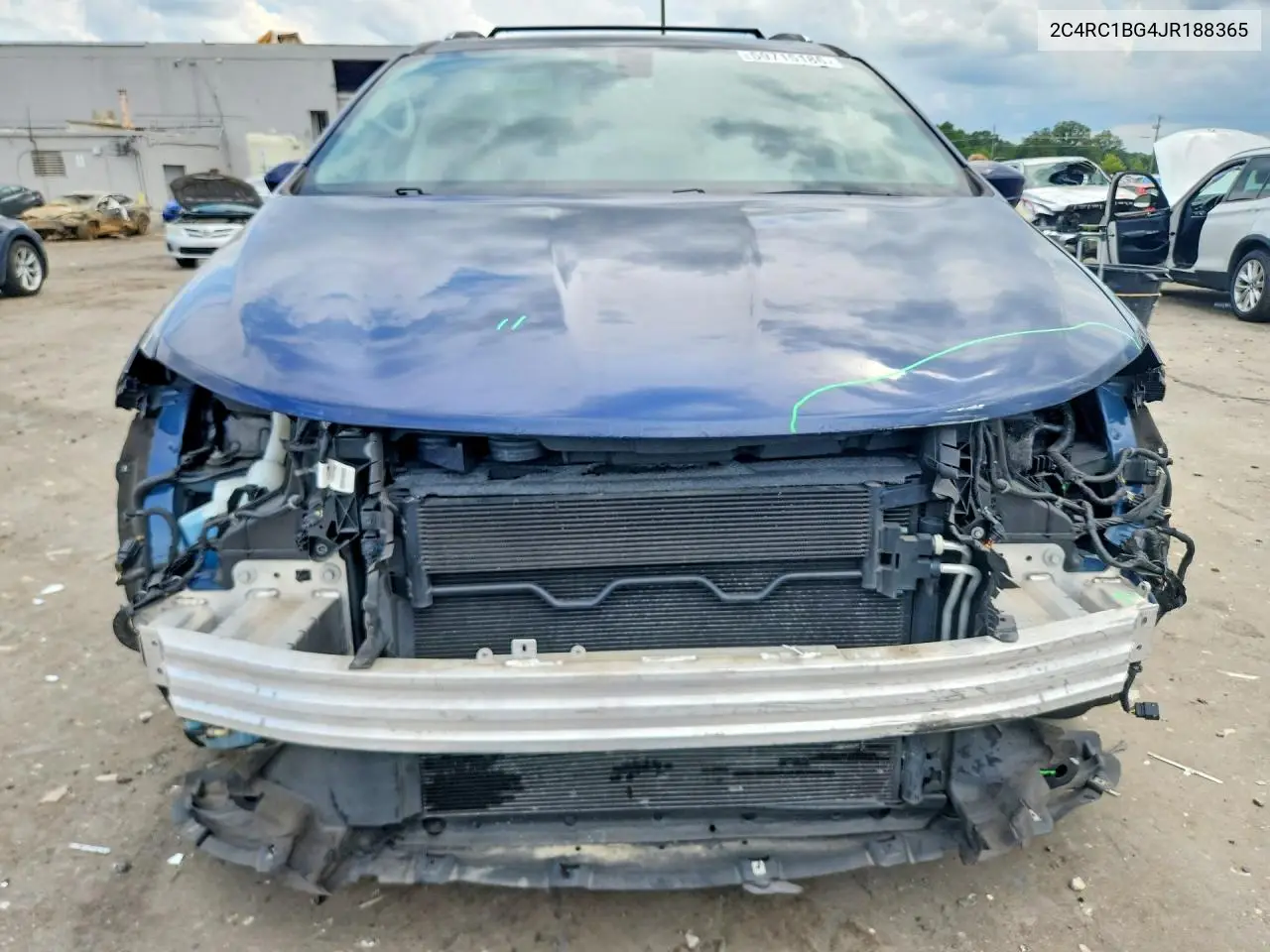 2018 Chrysler Pacifica Touring L VIN: 2C4RC1BG4JR188365 Lot: 59715186
