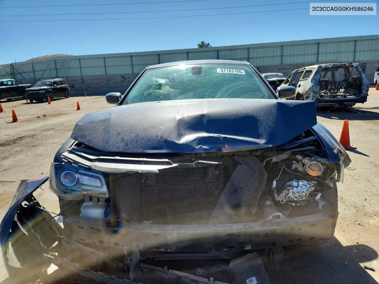 2019 Chrysler 300 S VIN: 2C3CCAGG0KH586246 Lot: 57183106