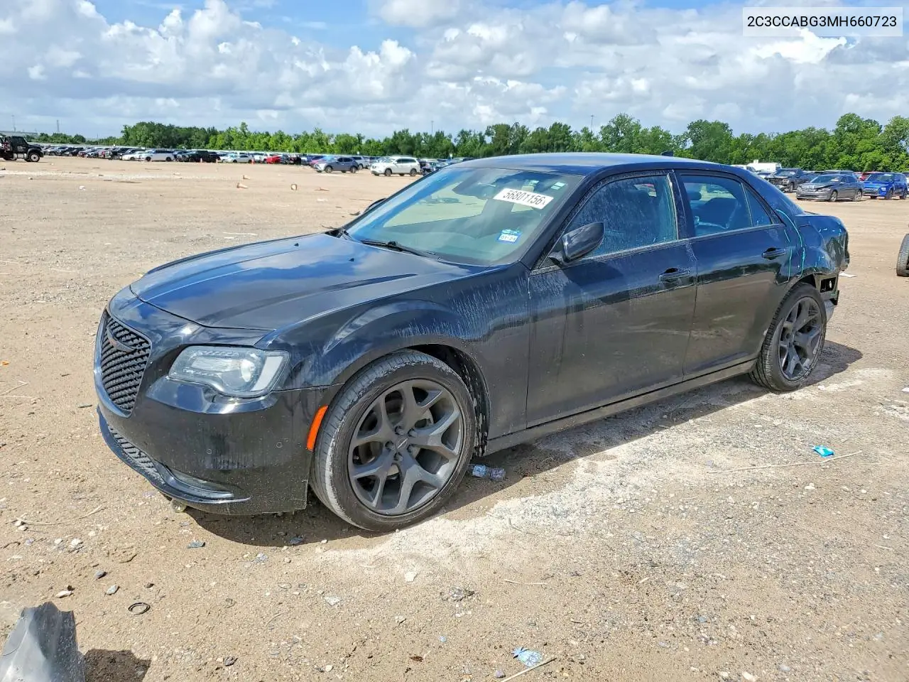 2021 Chrysler 300 S VIN: 2C3CCABG3MH660723 Lot: 56801156