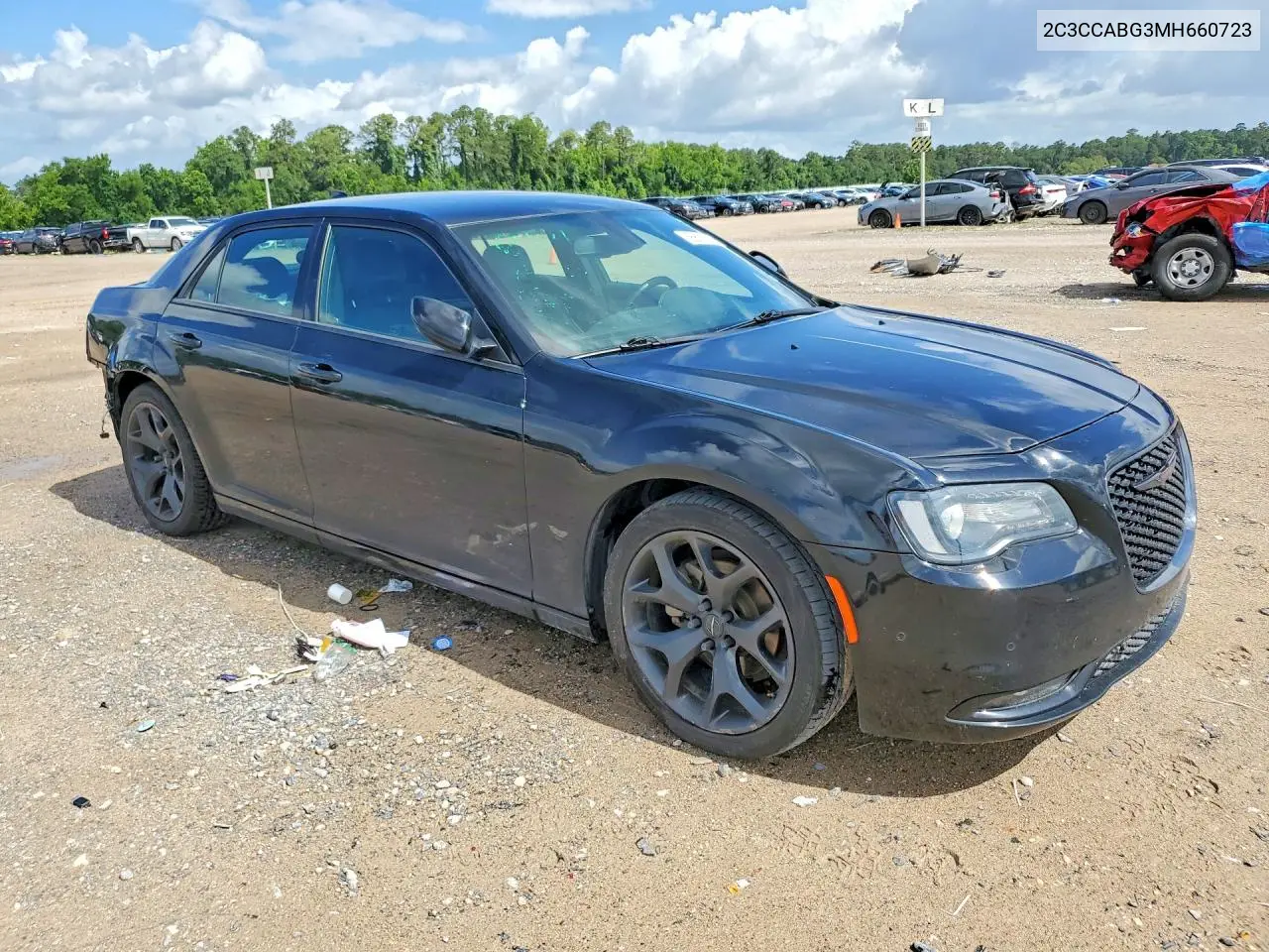 2021 Chrysler 300 S VIN: 2C3CCABG3MH660723 Lot: 56801156