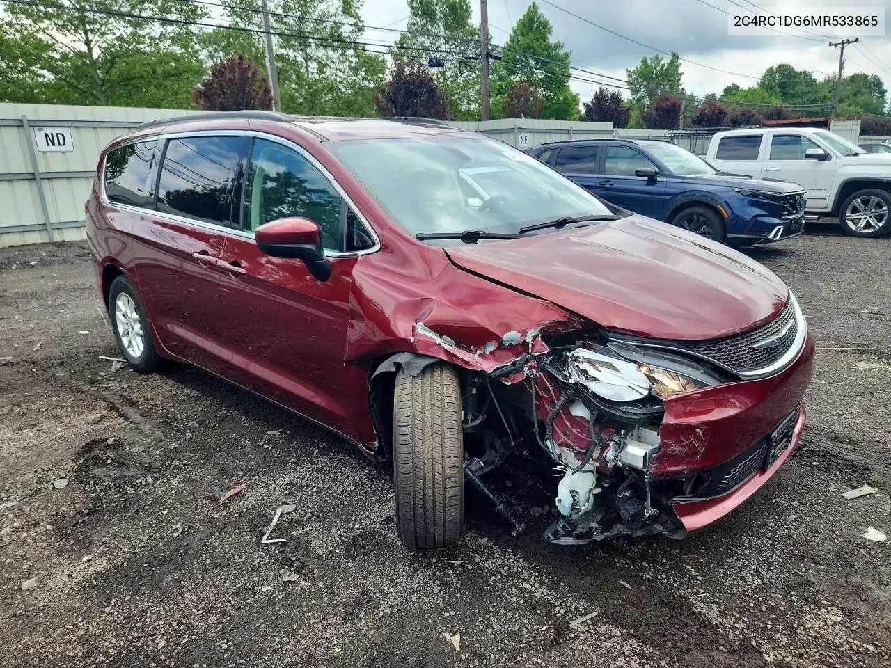 2021 Chrysler Voyager Lxi VIN: 2C4RC1DG6MR533865 Lot: 57536766