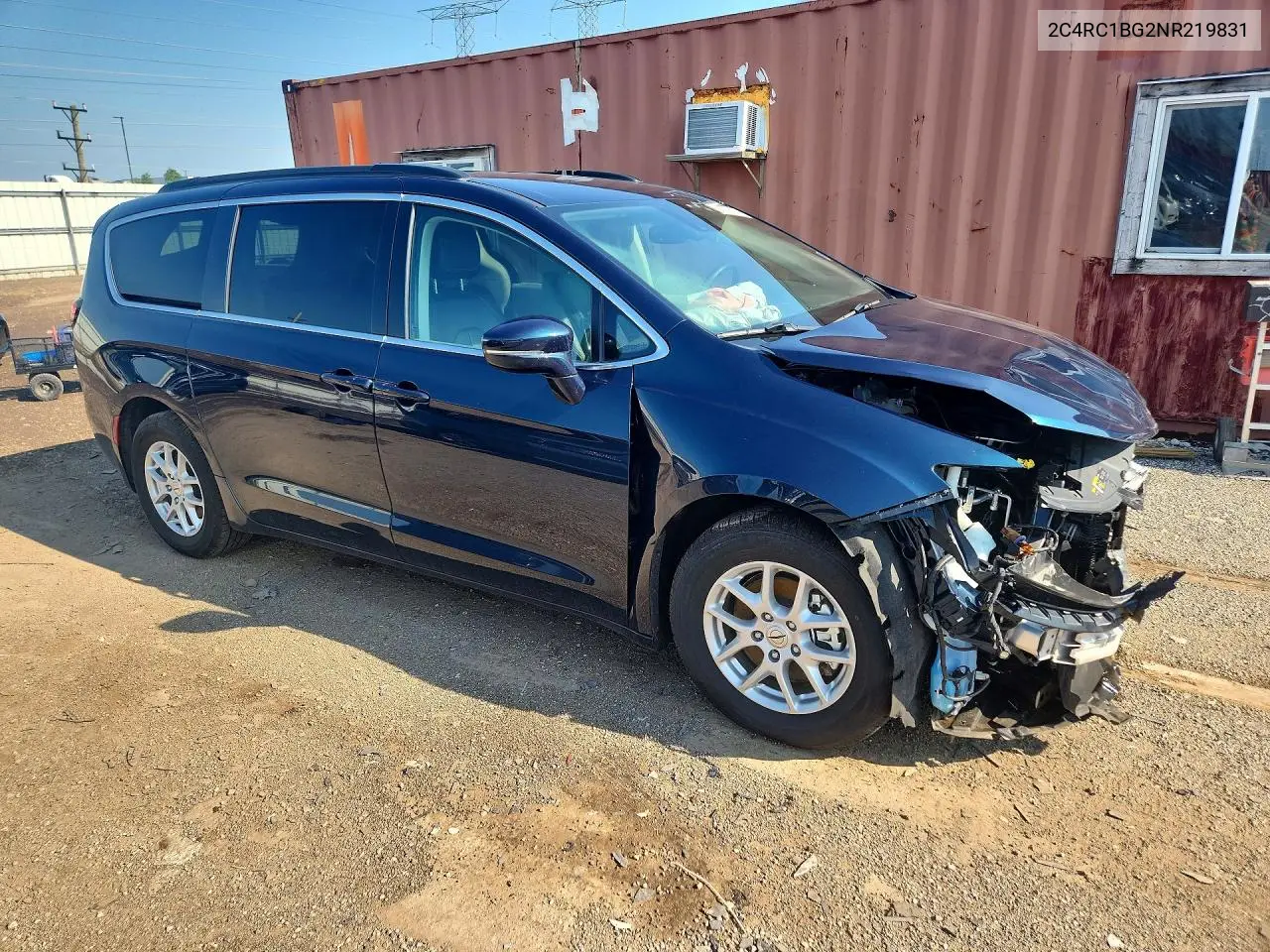2022 Chrysler Pacifica Touring L VIN: 2C4RC1BG2NR219831 Lot: 59727686