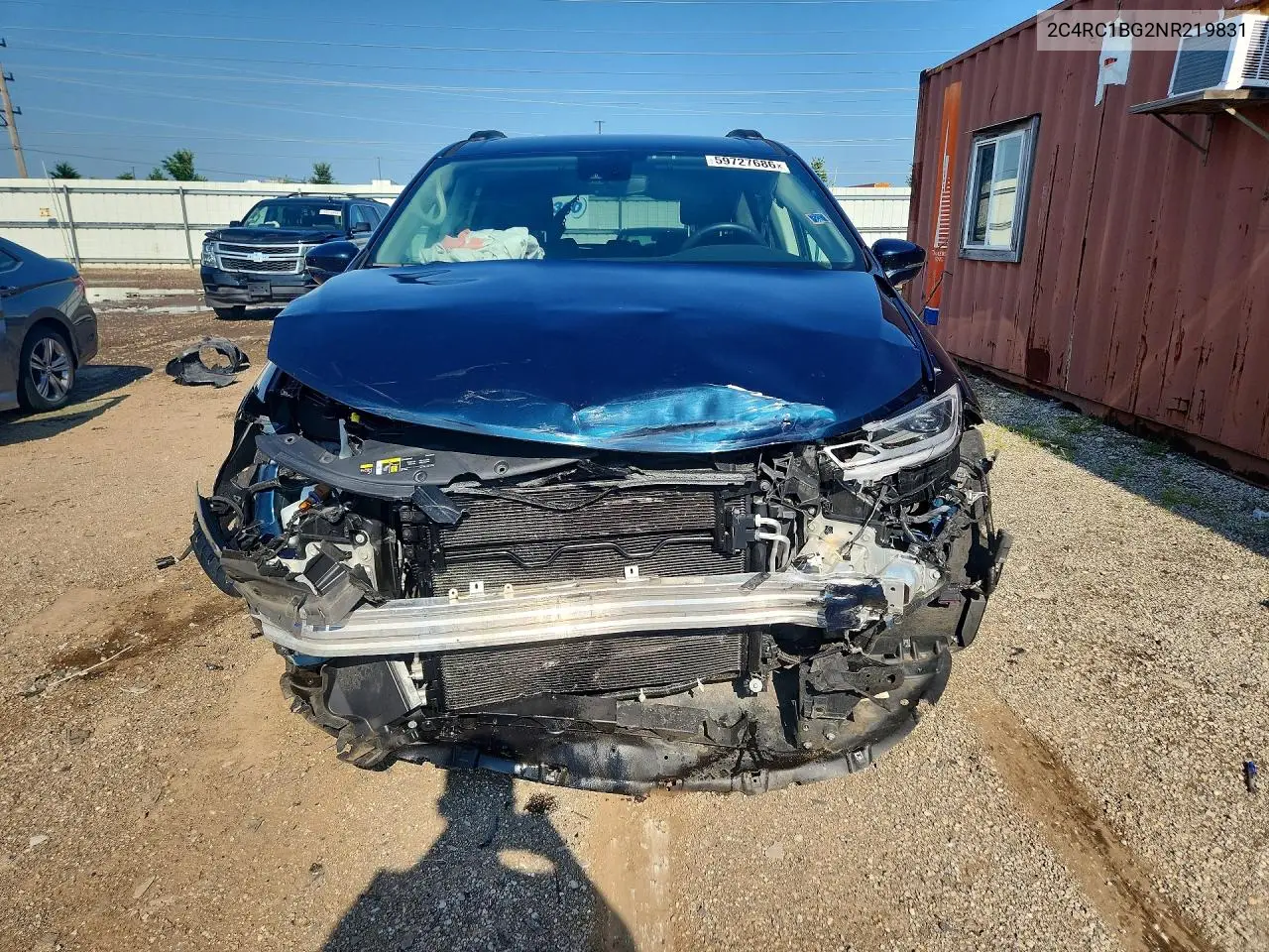 2022 Chrysler Pacifica Touring L VIN: 2C4RC1BG2NR219831 Lot: 59727686