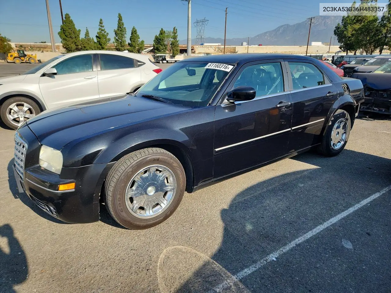 2006 Chrysler 300 Touring VIN: 2C3KA53G36H483357 Lot: 61160316