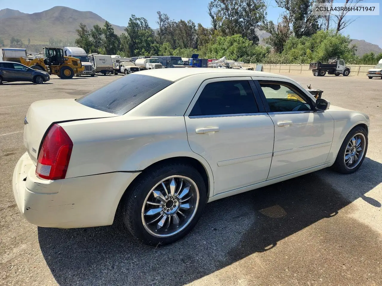 2006 Chrysler 300 VIN: 2C3LA43R86H471947 Lot: 61299416