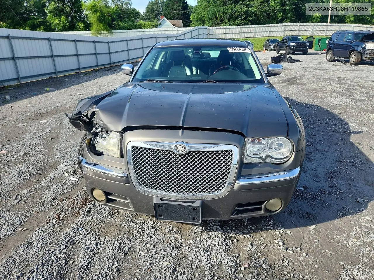 2008 Chrysler 300C VIN: 2C3KA63H98H119865 Lot: 55224256