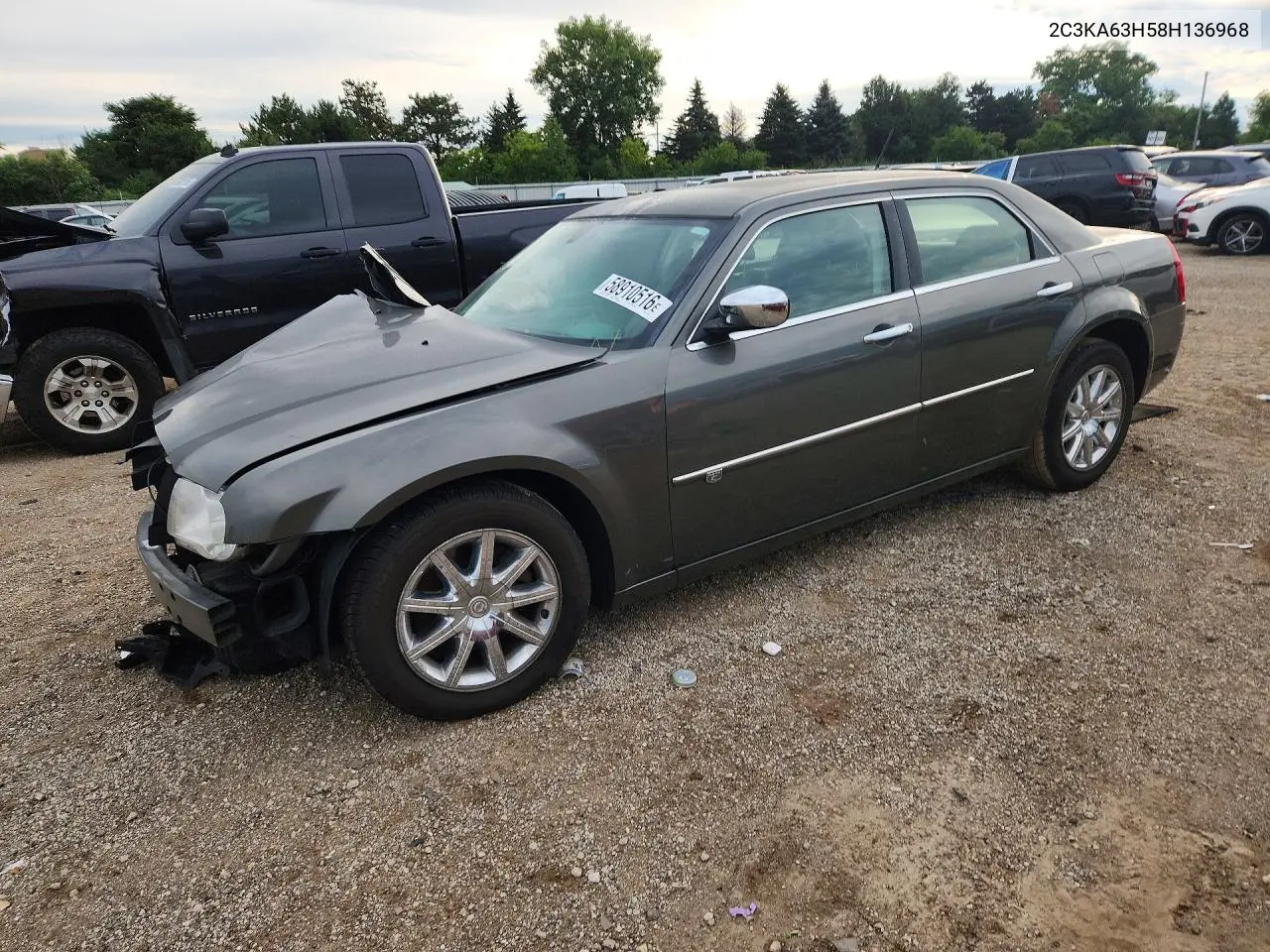 2008 Chrysler 300C VIN: 2C3KA63H58H136968 Lot: 58910516