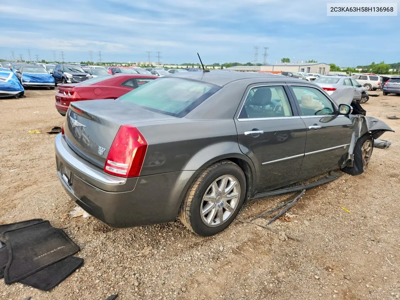 2008 Chrysler 300C VIN: 2C3KA63H58H136968 Lot: 58910516