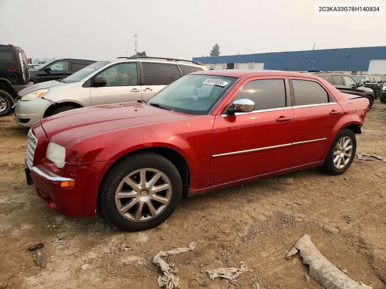 2008 Chrysler 300 Limited VIN: 2C3KA33G78H140834 Lot: 60919006