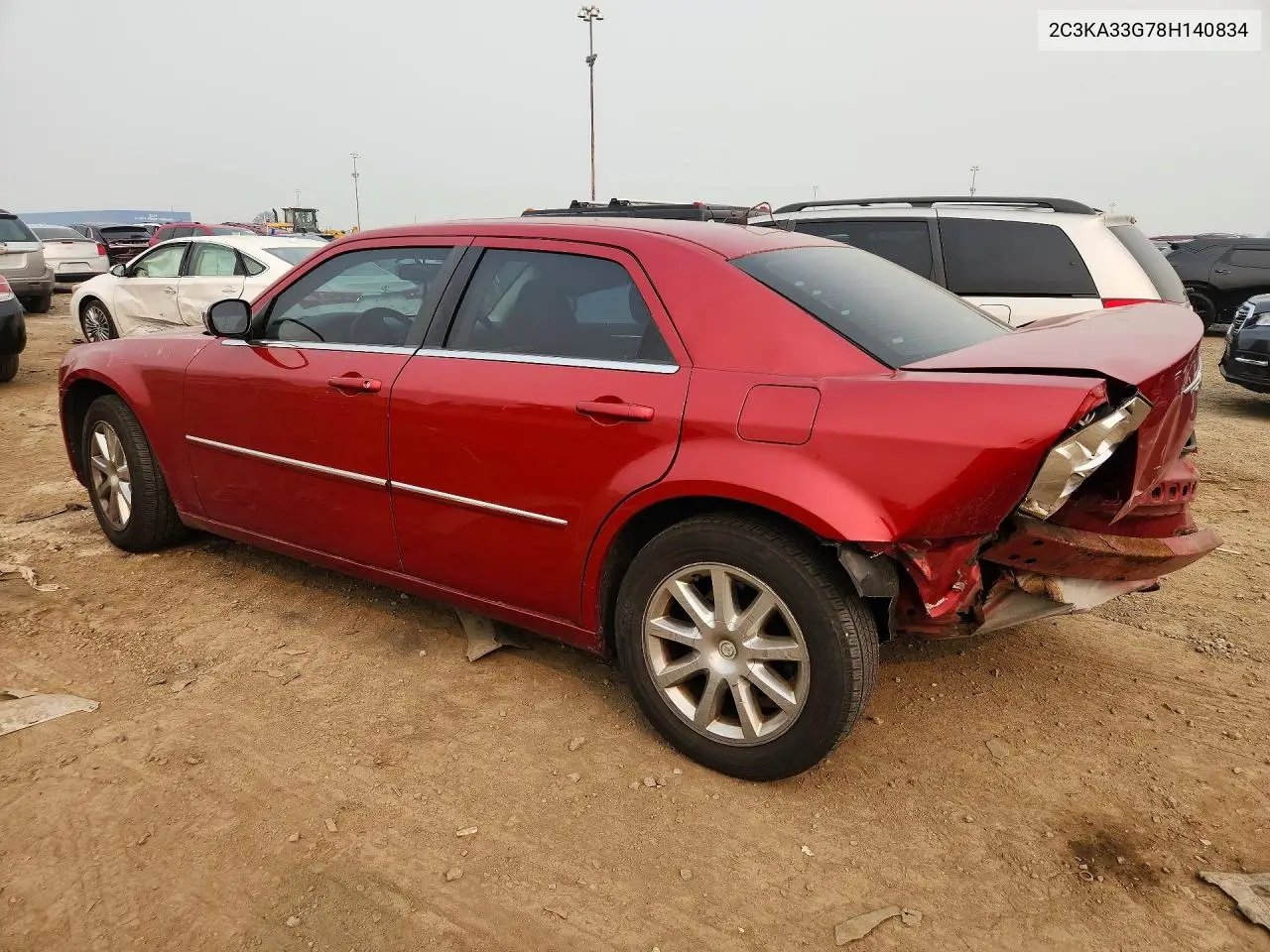 2008 Chrysler 300 Limited VIN: 2C3KA33G78H140834 Lot: 60919006