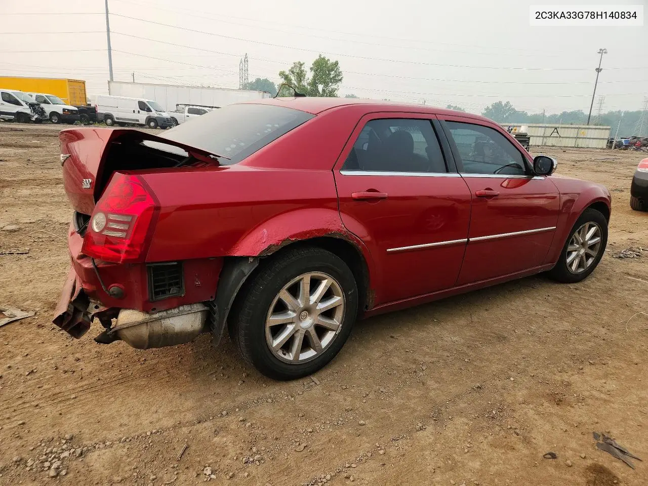 2008 Chrysler 300 Limited VIN: 2C3KA33G78H140834 Lot: 60919006