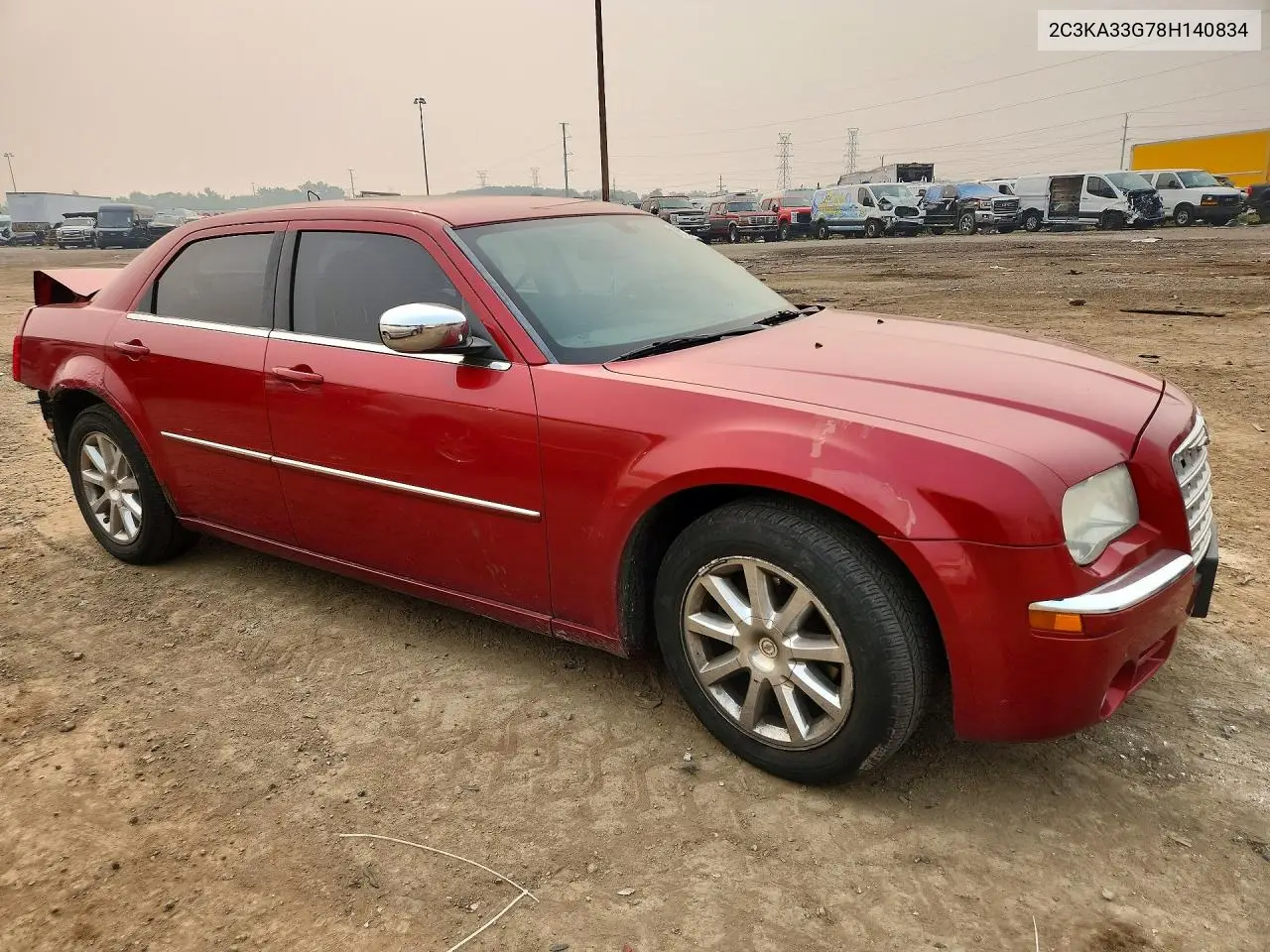 2008 Chrysler 300 Limited VIN: 2C3KA33G78H140834 Lot: 60919006