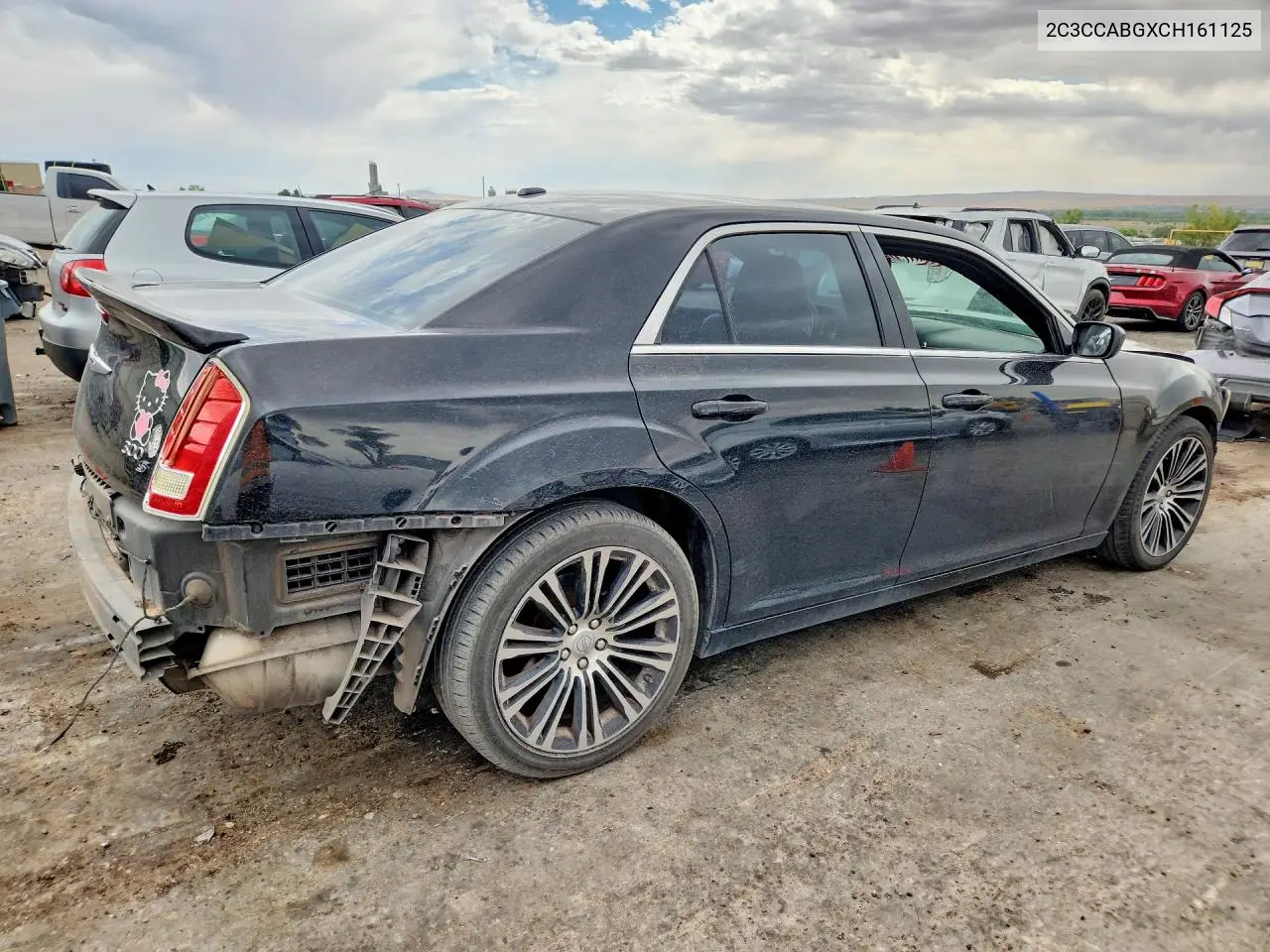 2012 Chrysler 300 S VIN: 2C3CCABGXCH161125 Lot: 58328396