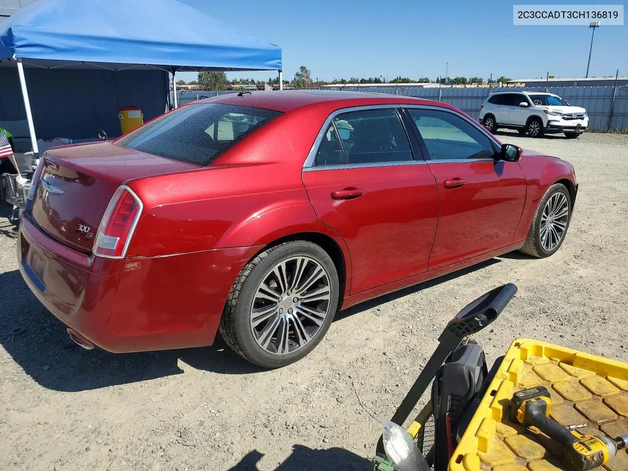 2012 Chrysler 300 S VIN: 2C3CCADT3CH136819 Lot: 61548116
